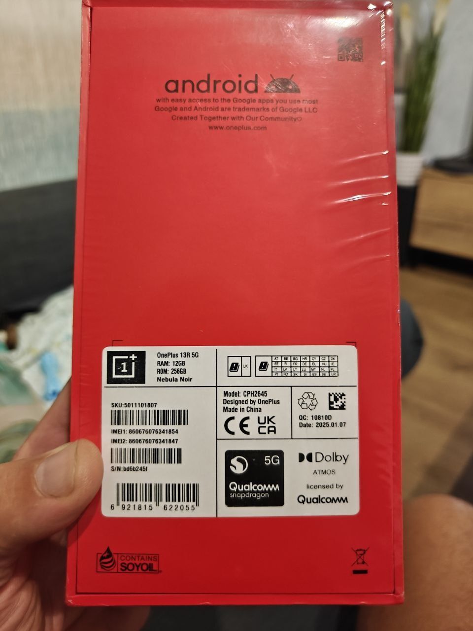 Oneplus 13R OnePlus Ace 5 12/256gb Nowy w folii
