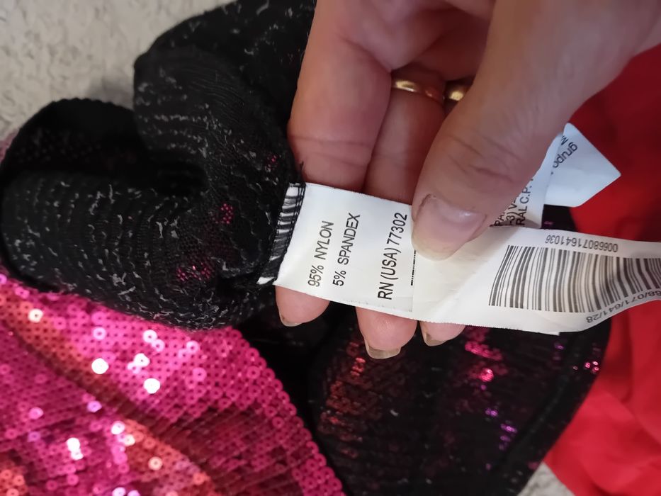 # Zara i w nim Collection podkoszulka cekinowa sukienka Mini