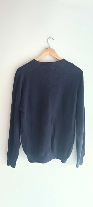 Sweter bawełniany z długim rękawem L
