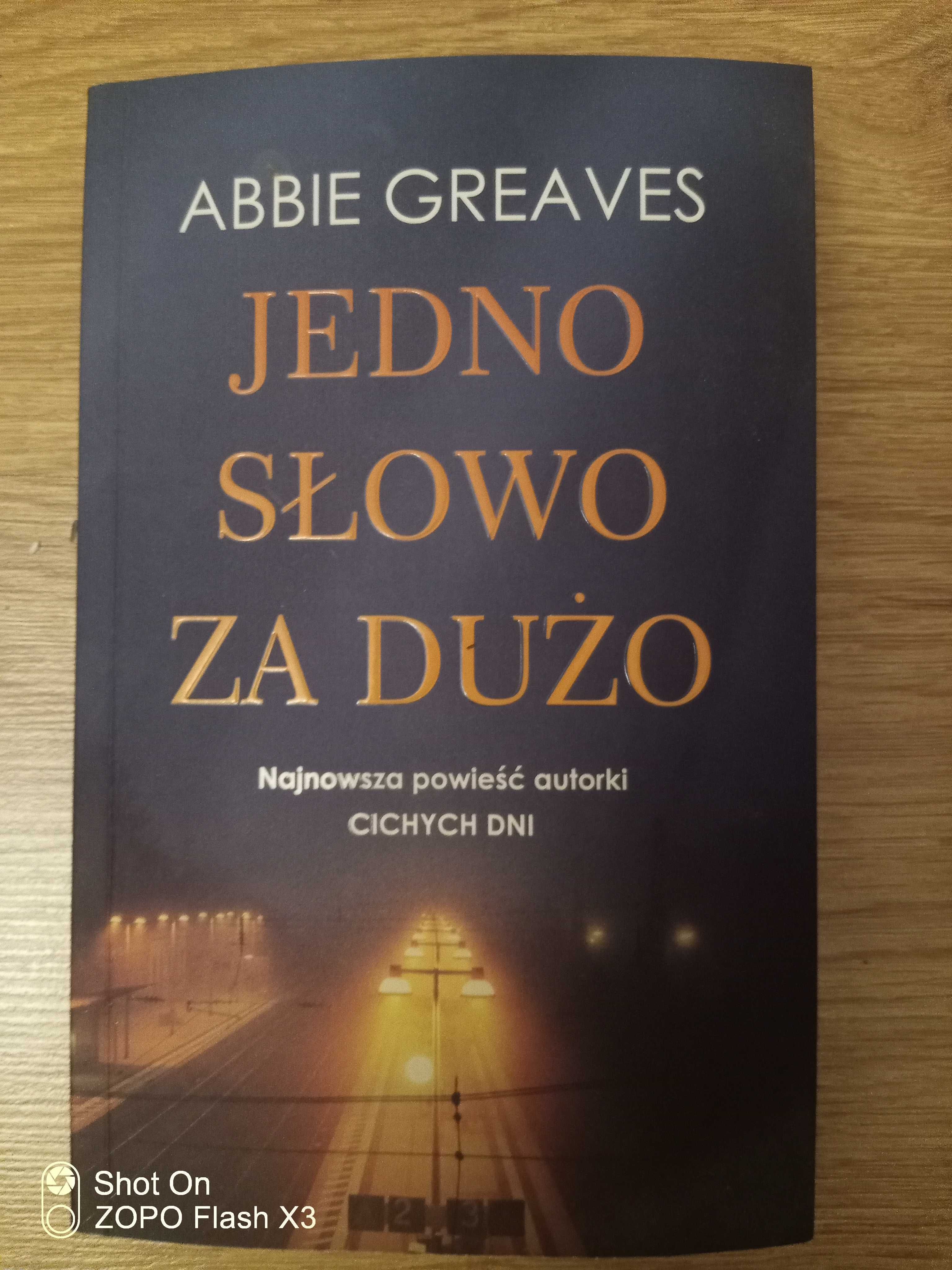 Książka Abbie Greaves Jedno słowo za dużo