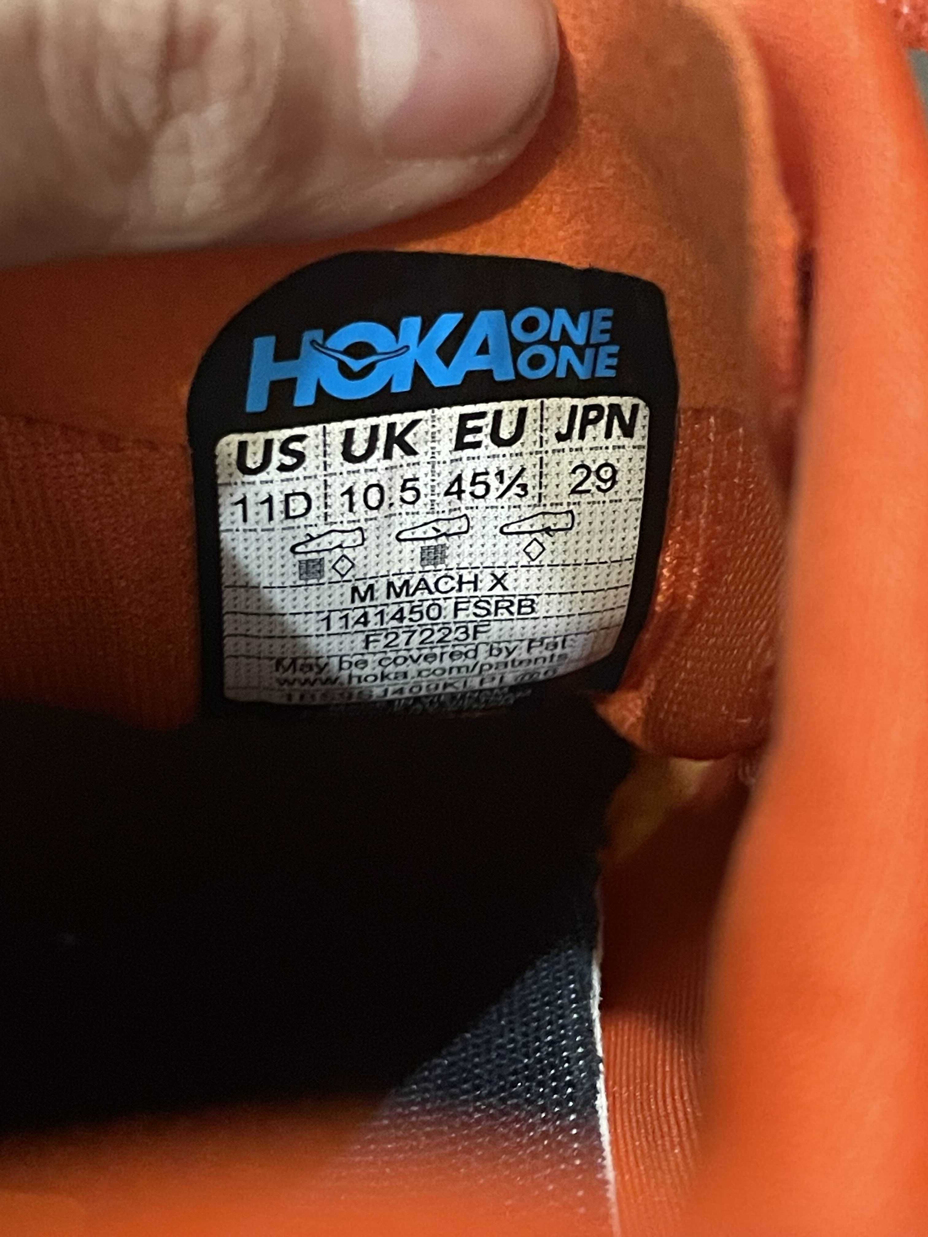 Кросівки hoka Mach x.   Р 45 1/3 .   29см