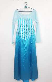 Sukienka przebranie Elsa Kraina Lodu dla dorosłych rozmiar 42. A2983