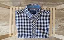 Koszula męska w kratę Slim fit Berkeley rozm. M
