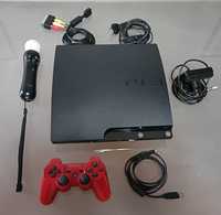PlayStation 3 com jogos e acessórios