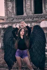 Крылья ангела, бабочки, феи, перья павлина