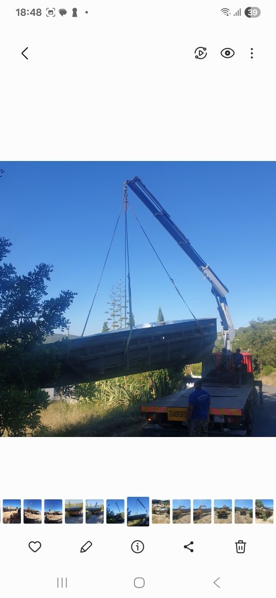 Piscina usada em fibra 9m x4m