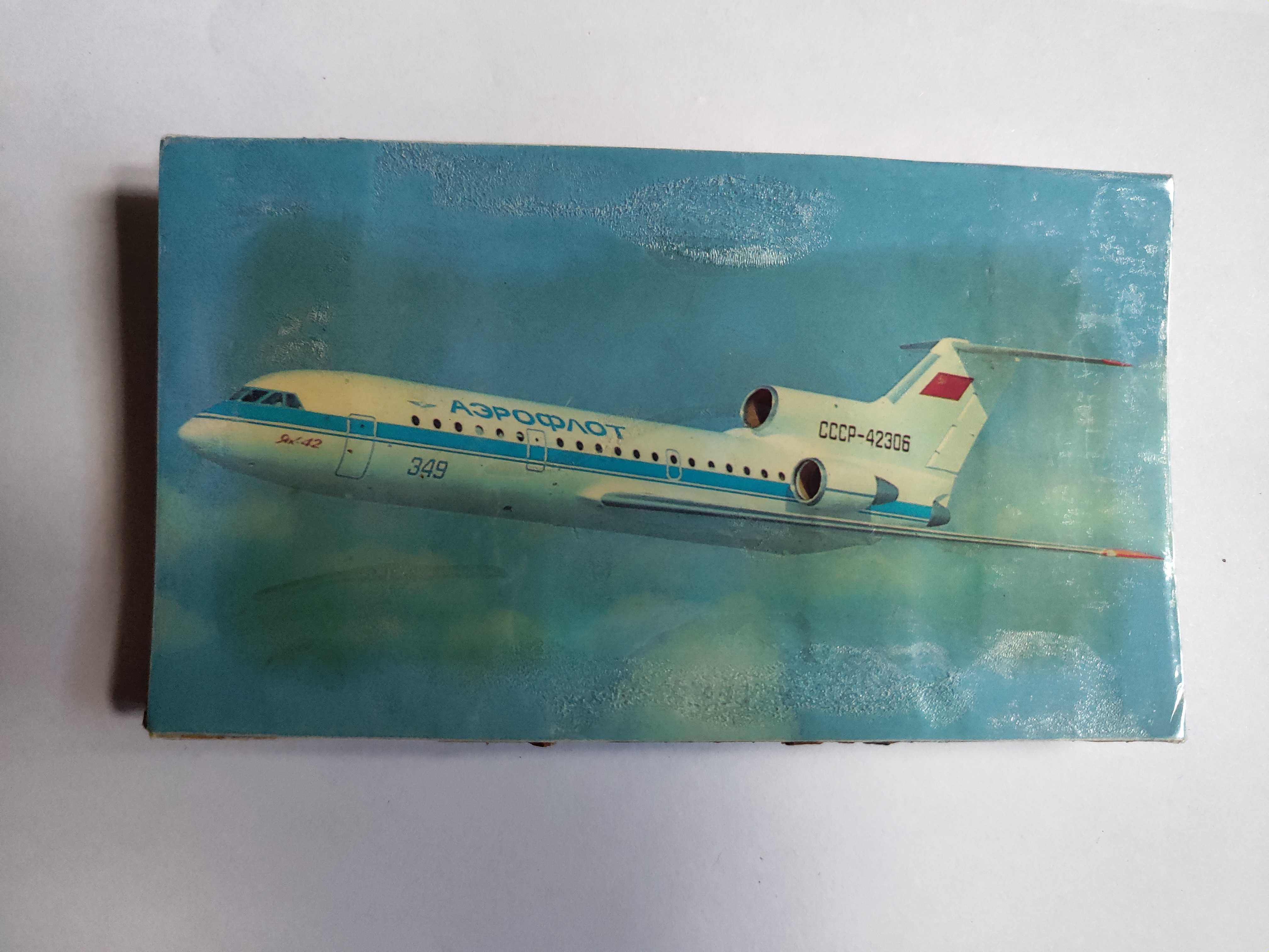 Откидной кошелёкс самолётами Аэрофлот90-е оригинальный подарок