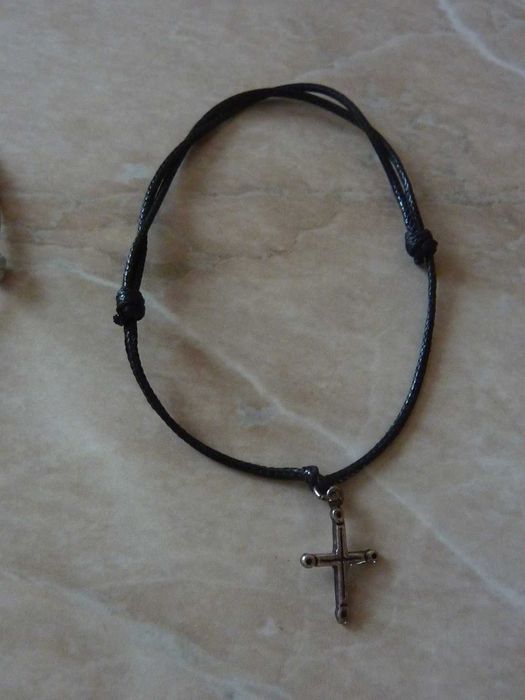 HIT! Bransoletka sznurek krzyżyk torba ośmiornica ZESTAW 3. sztuki