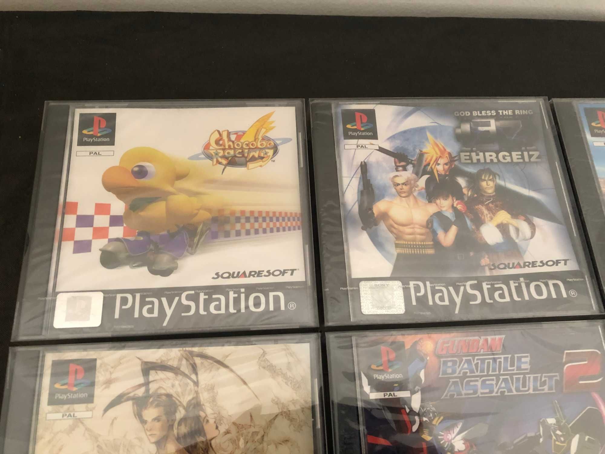 Jogo NOVO / SELADO PS1 PSX Playstation Chocobo Racing, Ehrgeiz, Gundam