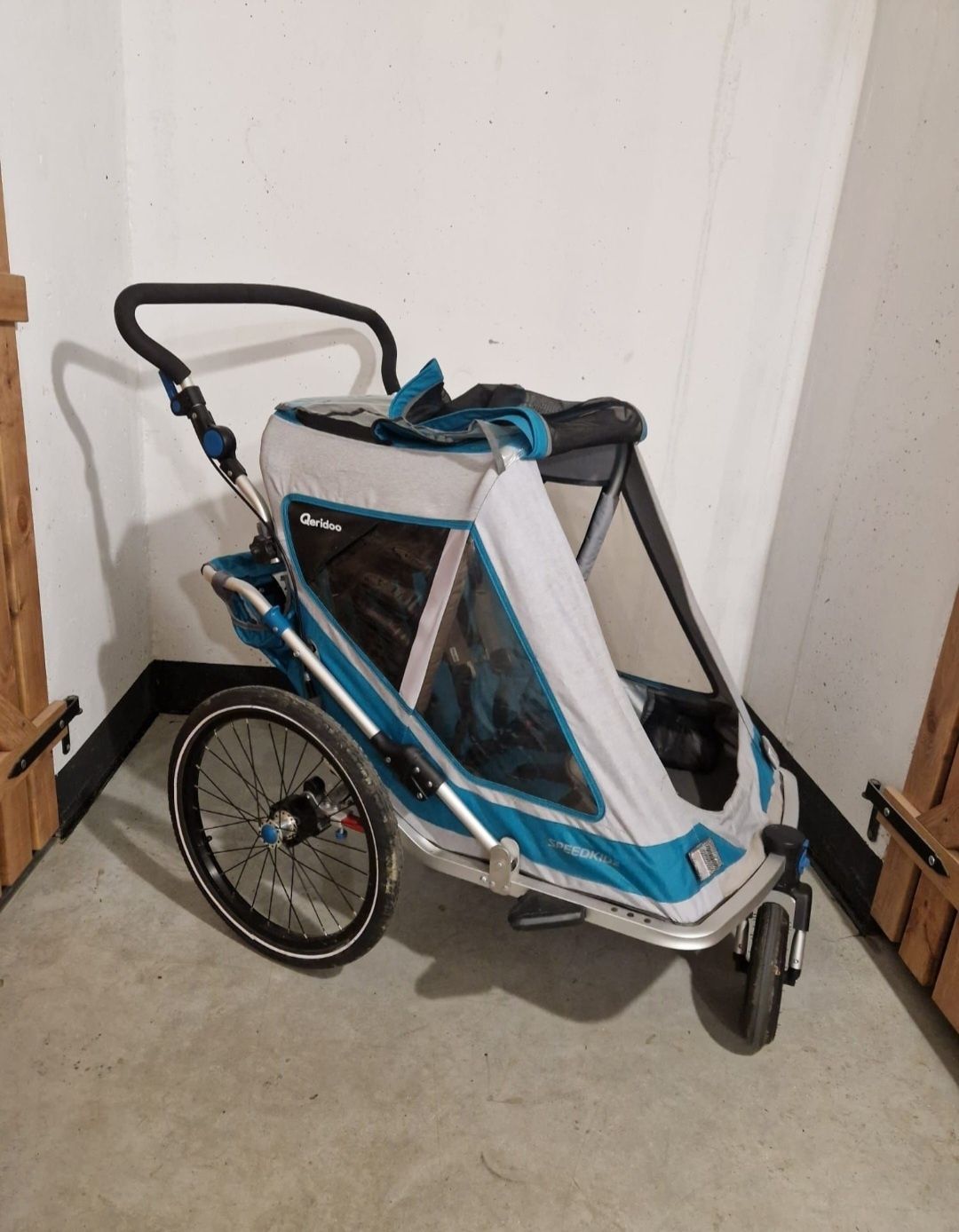 Wózek/przyczepka rowerowa Qeridoo Speedkid 2 – stan bardzo dobry

Sp