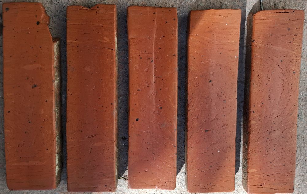 PŁYTKI cięte  - CEGŁA rozbiórkowa - PIĘKNE!