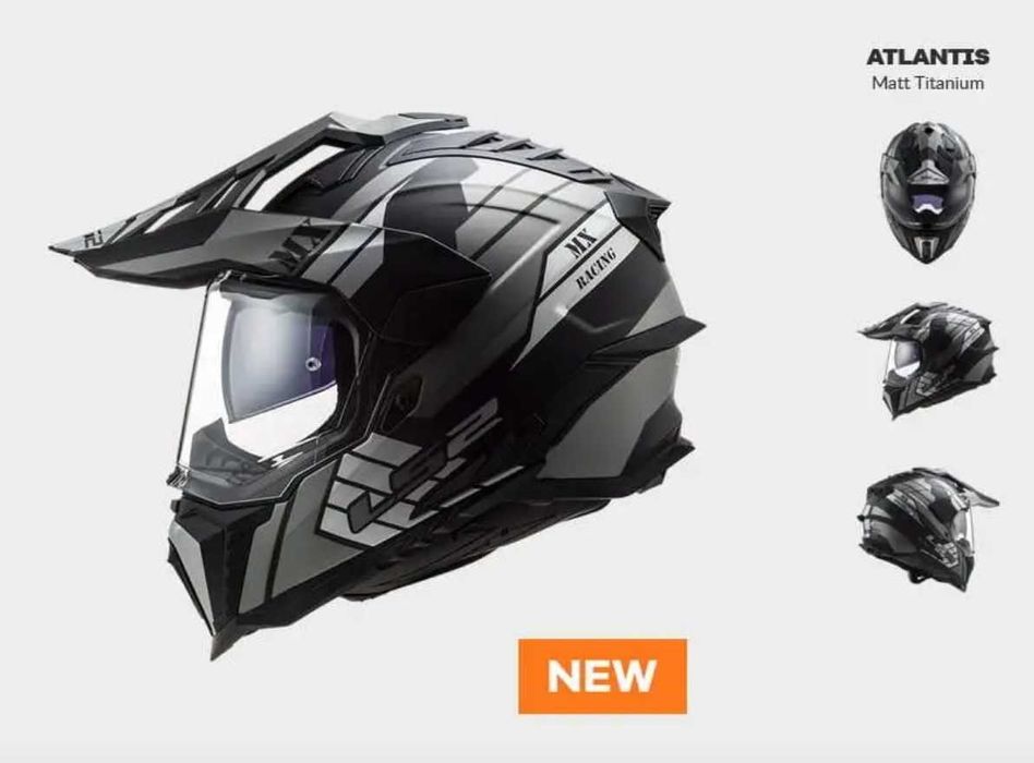 Мотошлем кросс ендуро квадро ЛС2 шлем мото LS2 MX701 cross enduro atv