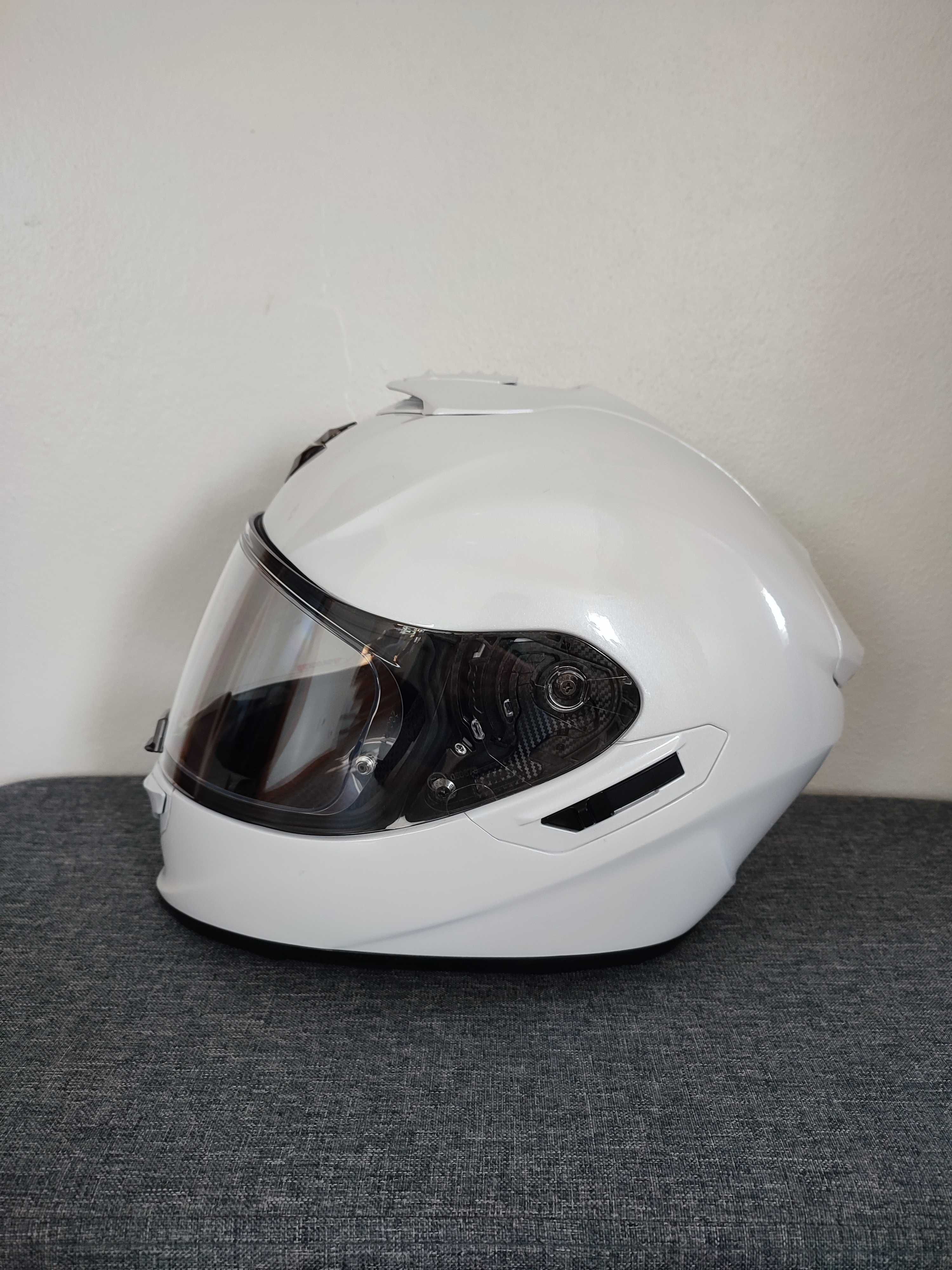 Capacete Scorpion Exo 1400 AIR branco Tamanho: S