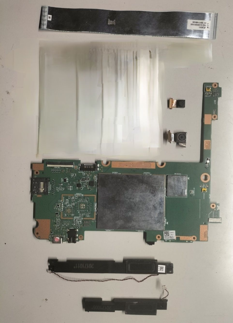 Board colunas e câmeras ASUS zenpad 10