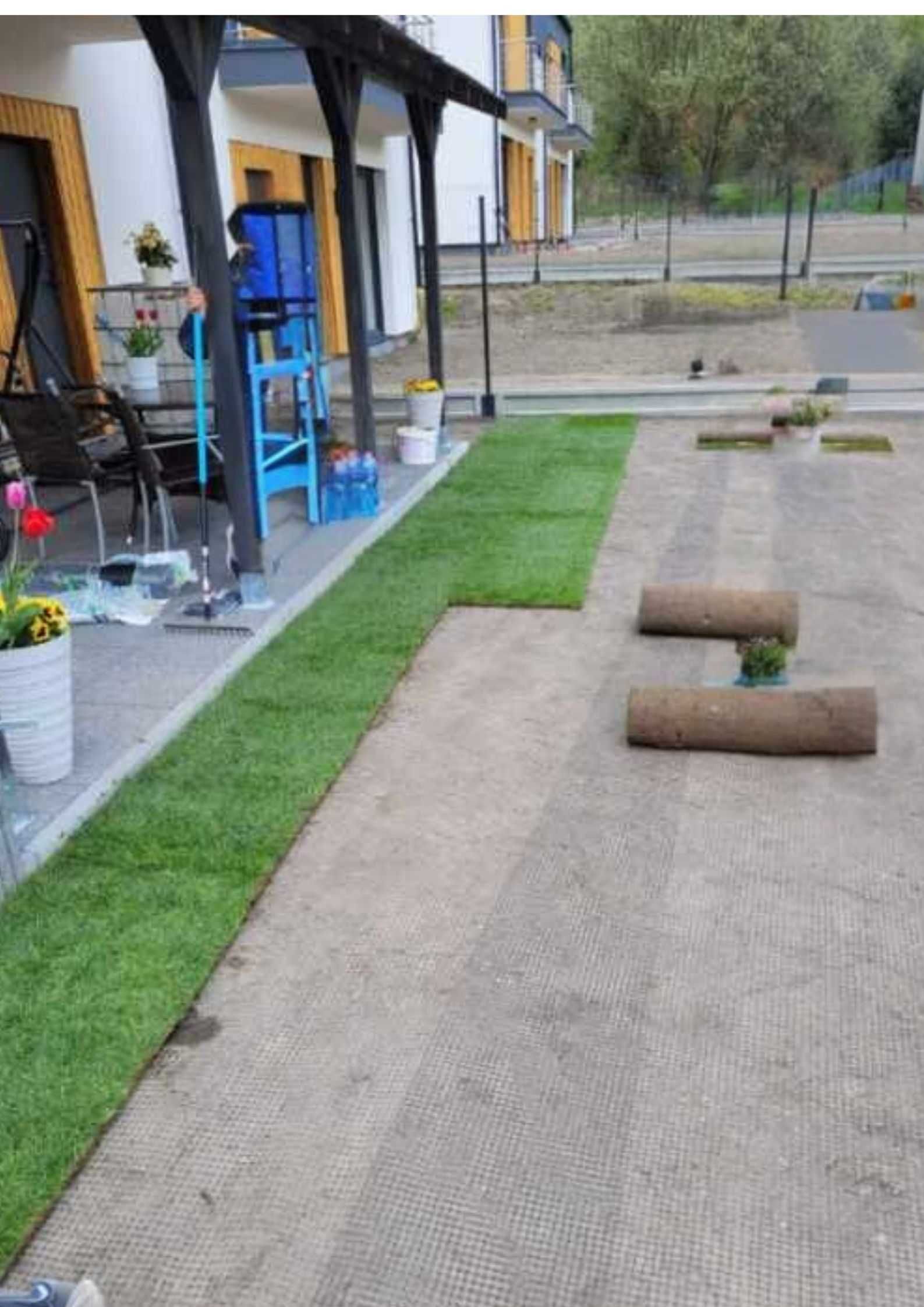 Trawa w rolce. Trawnik rolowany. Trawnik w jeden dzień. Dostawa