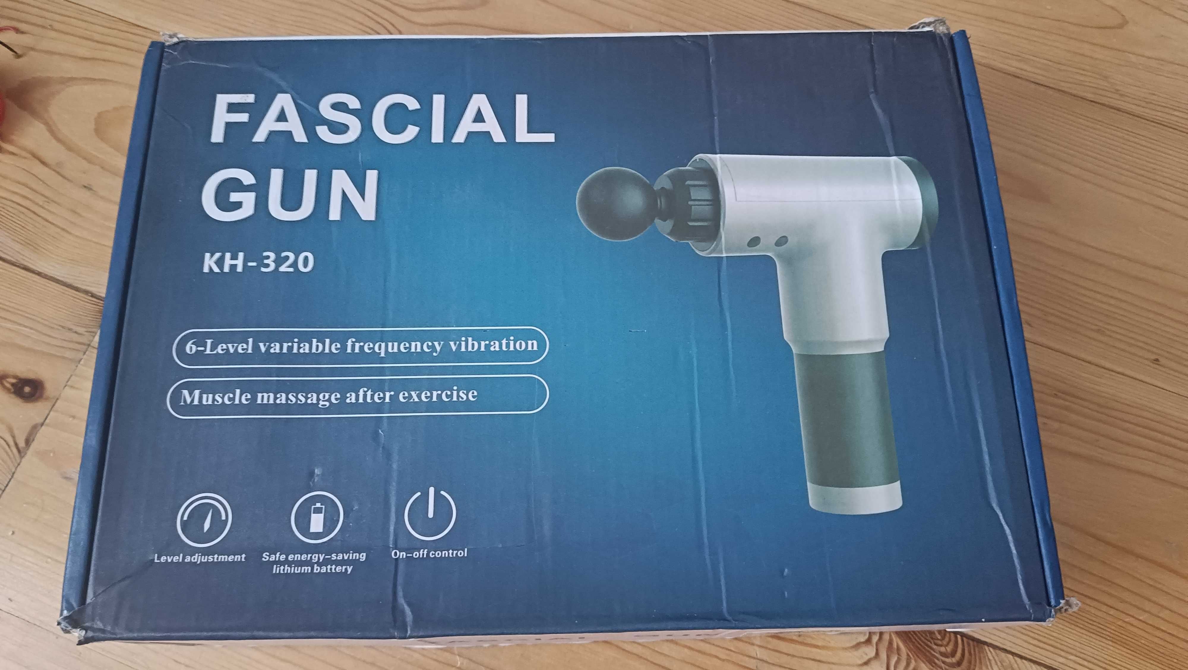 pistolet do masażu mocny MASAŻER MASSAGE GUN PRO czarny lub czerwony