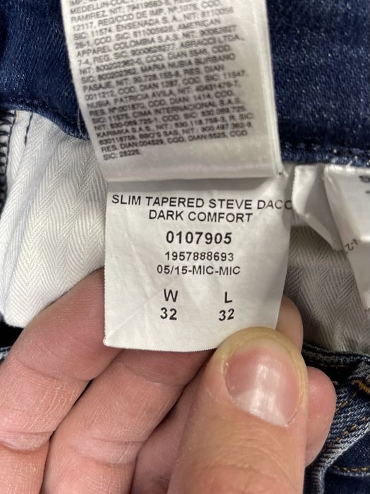 Tommy hilfiger джинсы w32 l32 размер оригинал зауженные синие