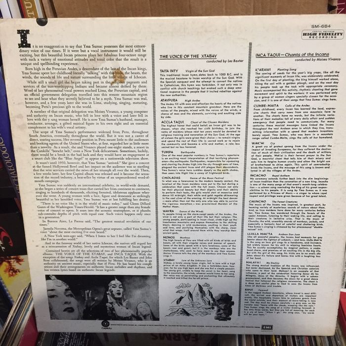 Vinil: Yma Sumac - The voice of Xtabay - 1950 Raro