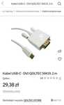Kabel USB-C - DVI QOLTEC 50419, 2 m