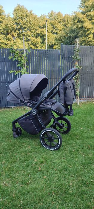 Wózek 2w1 Muuvo Quick 3.0, grafitowy, stan bardzo dobry, pełen zestaw