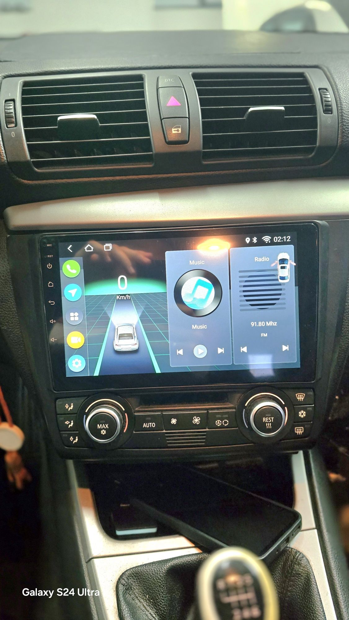 Radio Android 13 com GPS BMW E81/E82/E87 (Artigo novo)