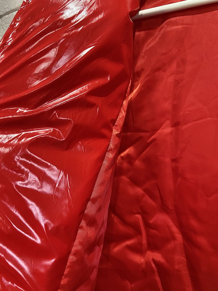 Kurtka czerwona bomberla Red Boxy Puffer Bomber BoohooMan