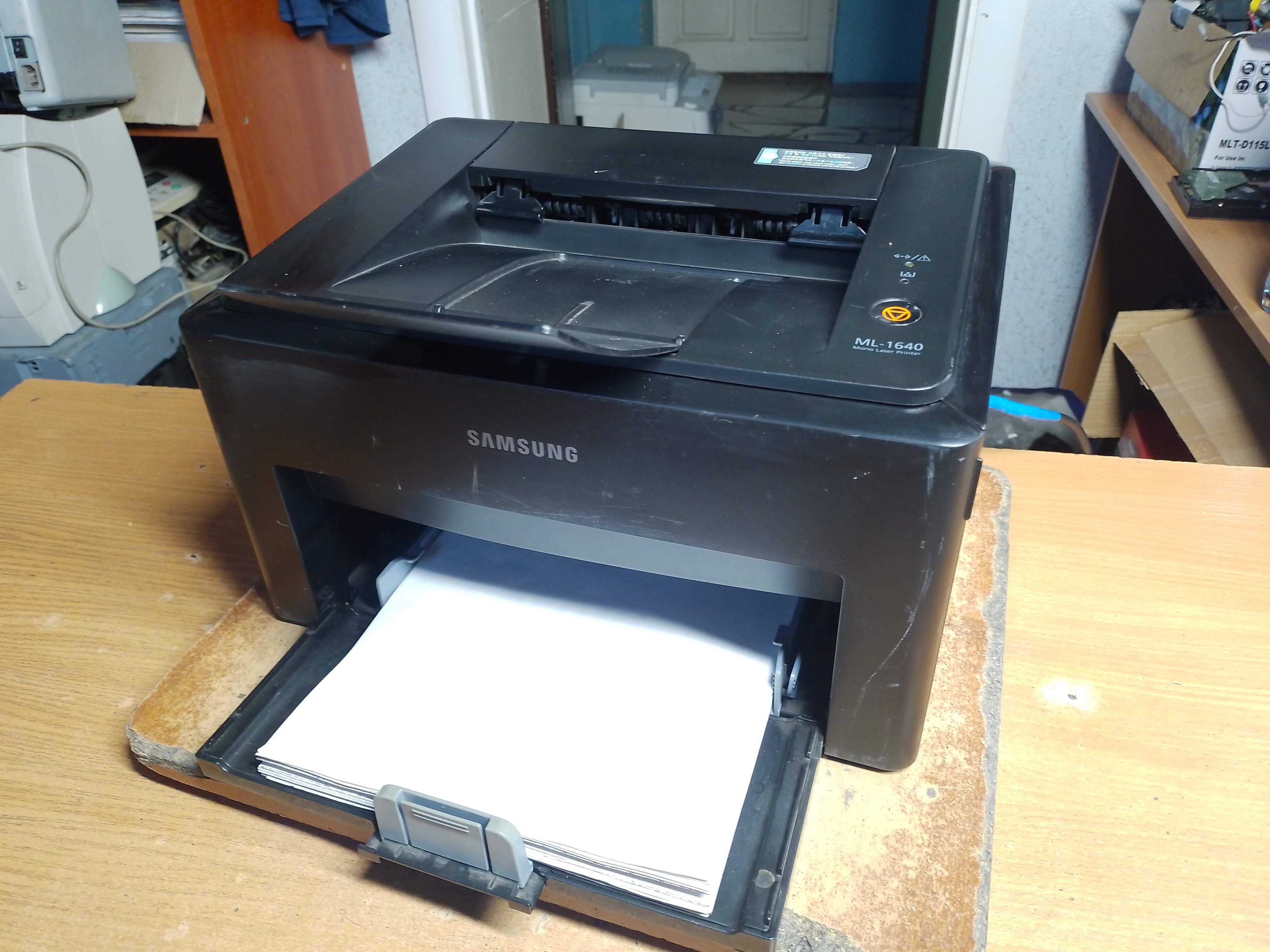 Лазерний принтер Samsung ML-1640 обслужений та заправлений