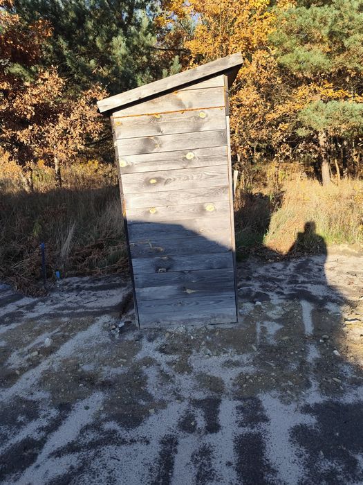 Toaleta drewniana Wc na budowę lub działke letniskową