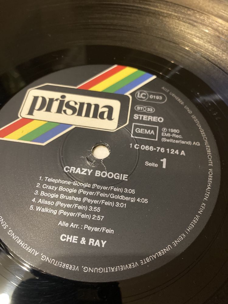 Винил: «Che & Ray - Crazy - Boogie”