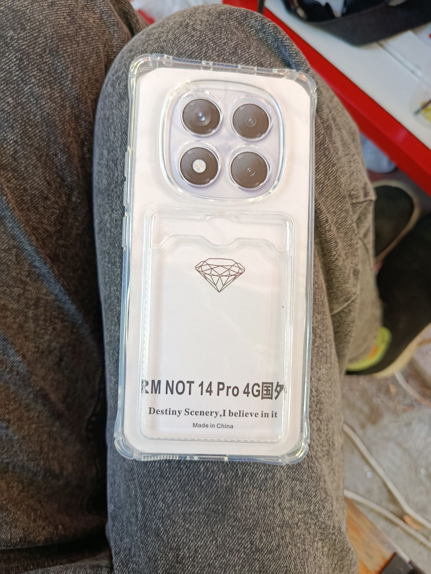 Продам прозорий чохол Redmi Note 14 Pro 4G
