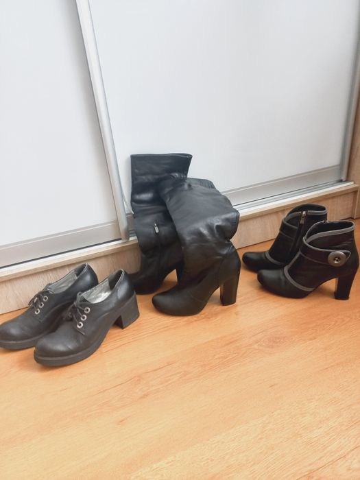 Шкіряне якісне взуття осінні  ботинки сапоги чоботи