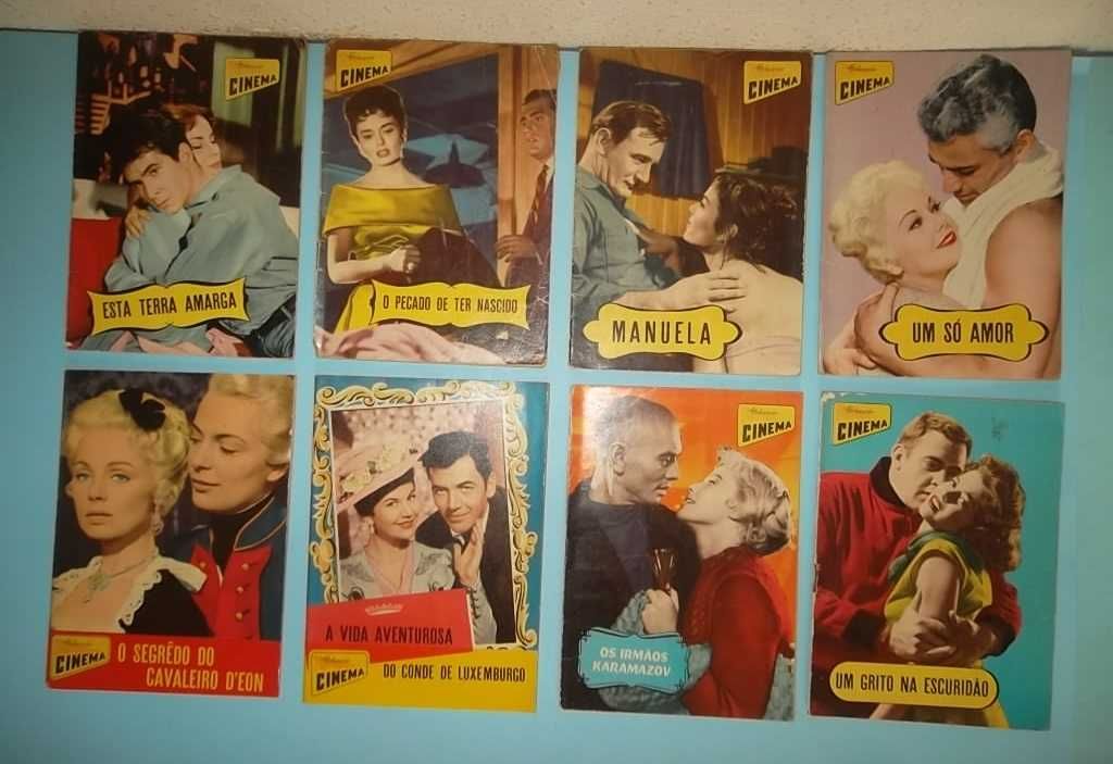 Lote de 65 revistas da colecção «Cinema» (1956)