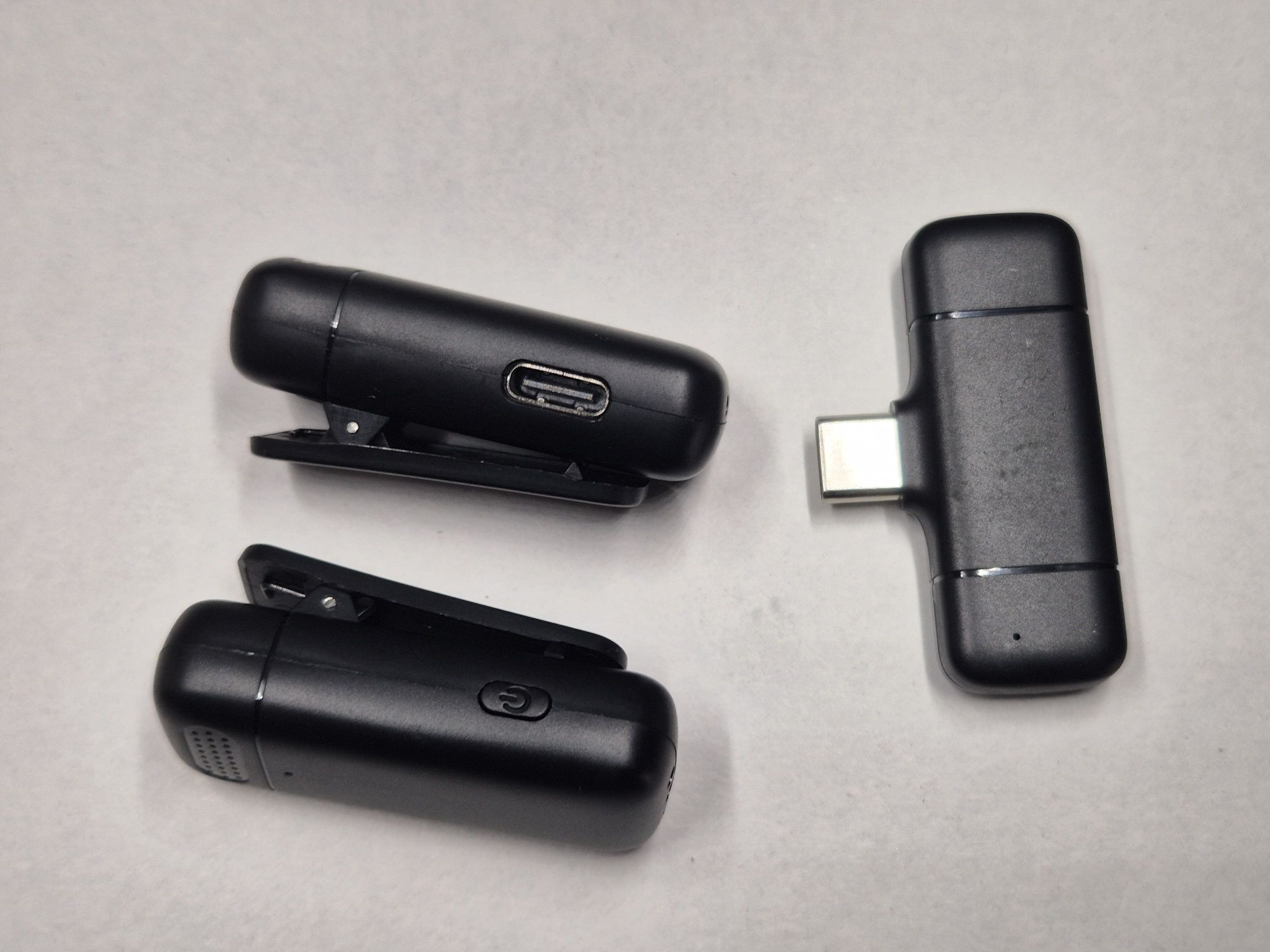 2x Mikrofon krawatowy plug and play do smartfona bezprzewodowy