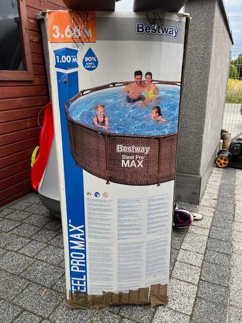 Basen stelażowy Ø366 x 100 cm Bestway