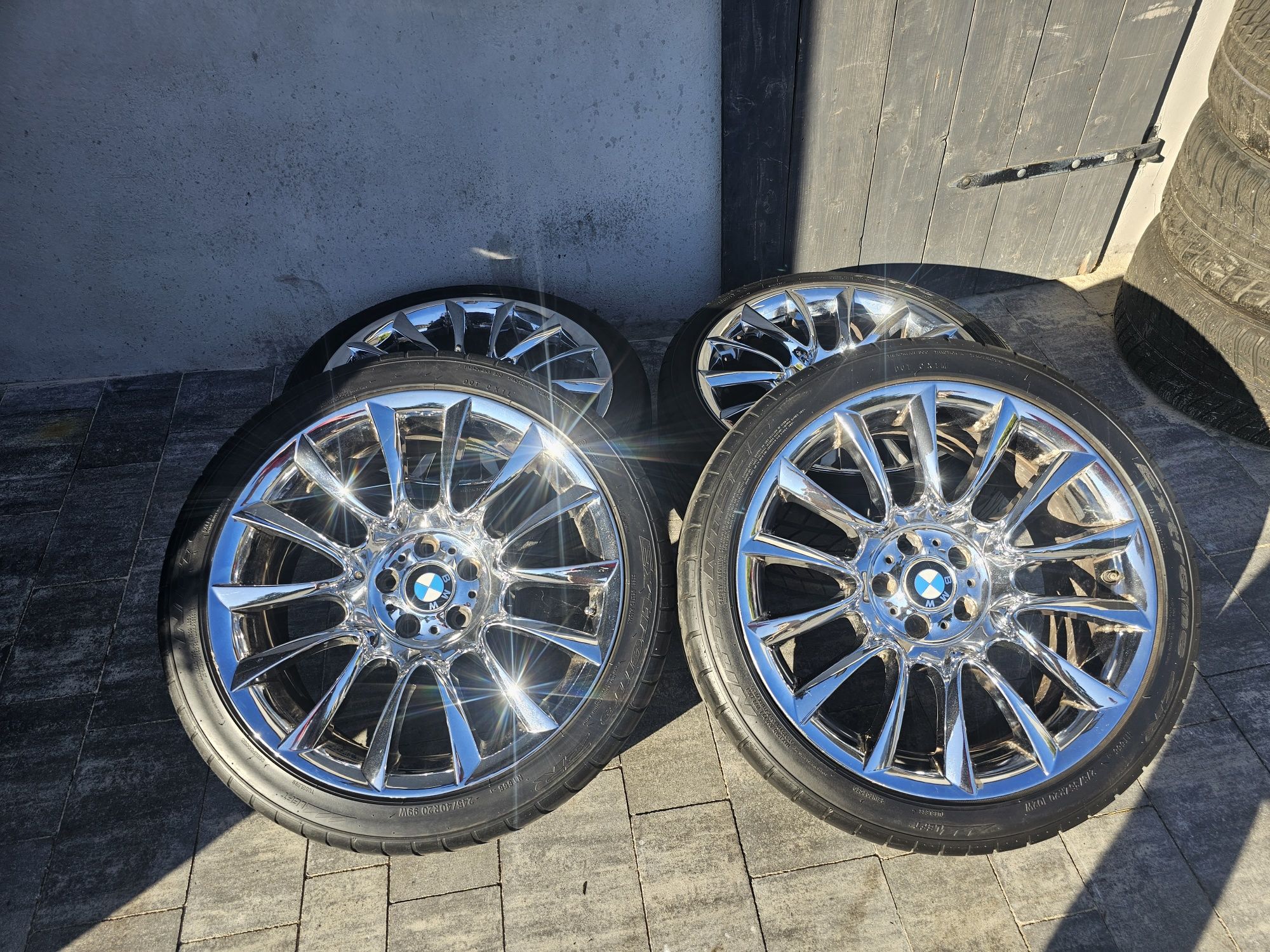 Koła Alufelgi 20" Chrom Kute BMW e65 e66 f01 f10 f11 e38 e39 x5 x6 e32