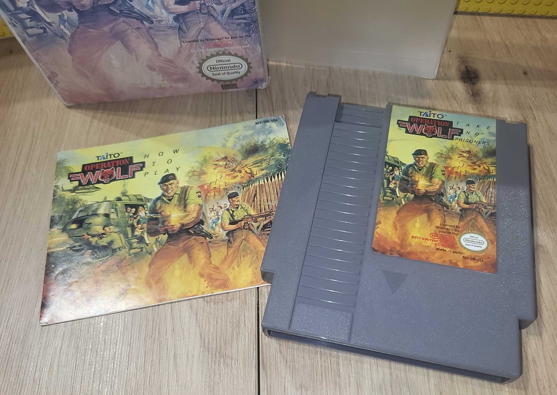 Gra Operation Wolf NINTENDO NES NTSC USA - DB- stan Komplet +Protektor