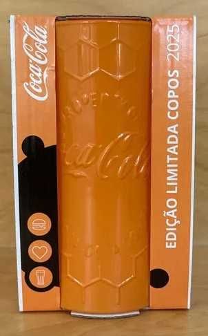 Copo Laranja da Coca-Cola McDonald`s 2025 (Selado)