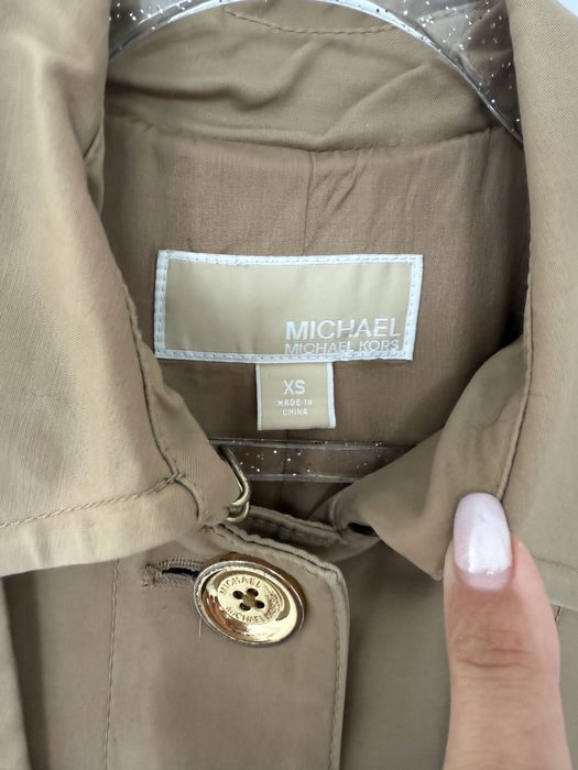 Plaszcz trencz Michael Kors  beżowy