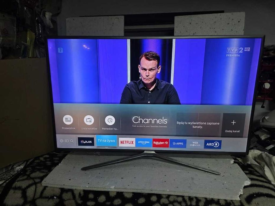 TV LED SAMSUNG 49 cali , Smart , wi-fi - dvbt2 hevc