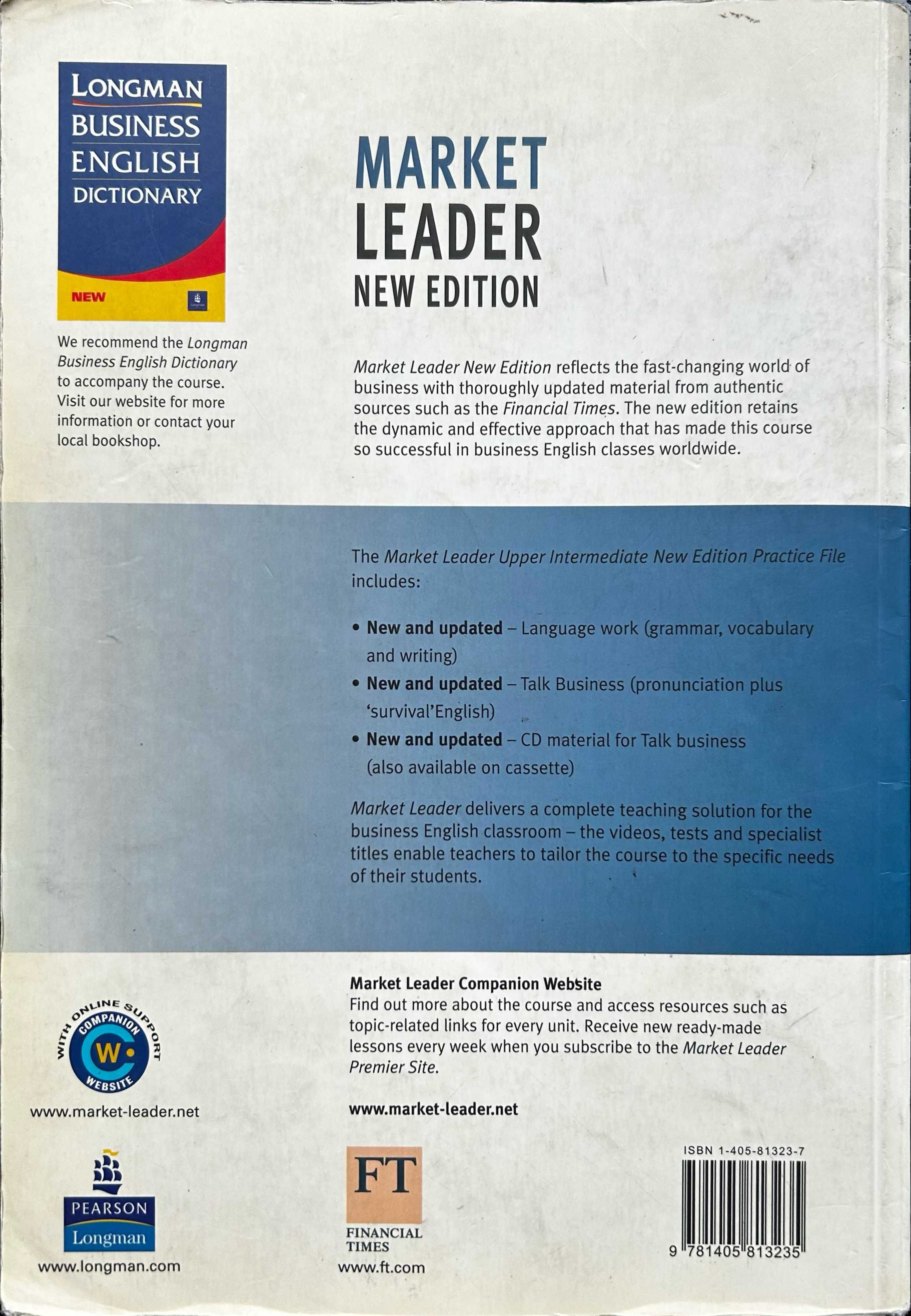 MARKET LEADER New Edition UPPER Intermediate English PRACTICE FILE