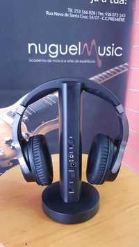 Headphones Wireless (c/ platafaroma de carregamento) NOVOS Rybozen