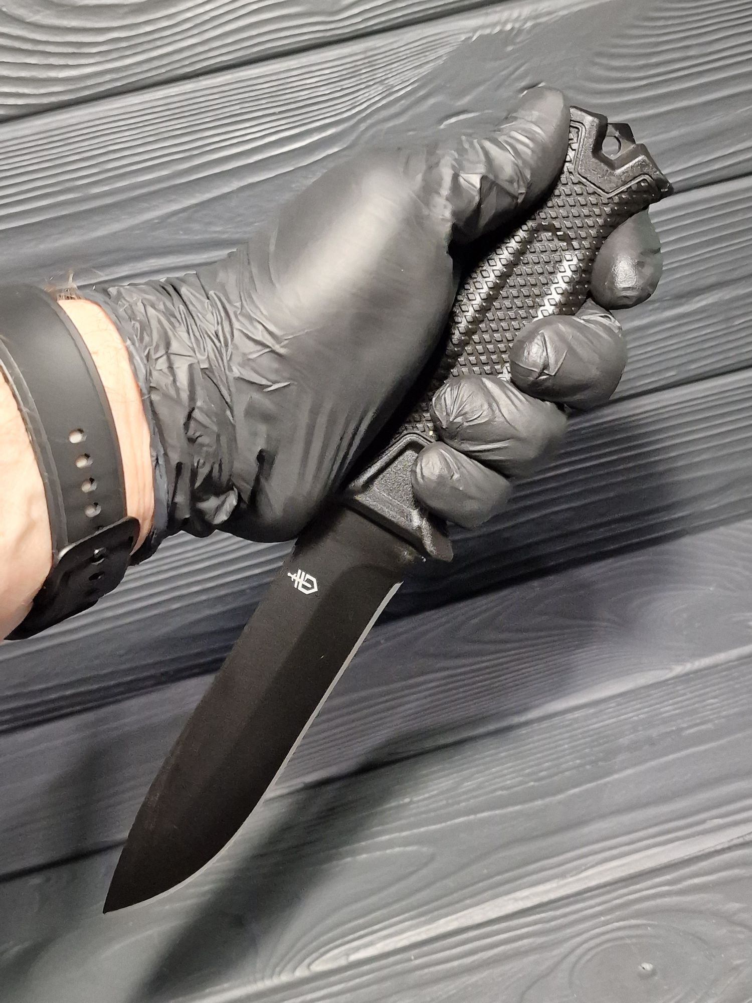 Тактический Нож Gerber STRONGARM Fixe/чёрный/с гравировкой.