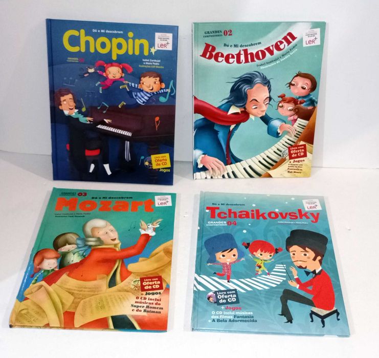 Livros da Coleção - Grandes Compositores - Livro + CD