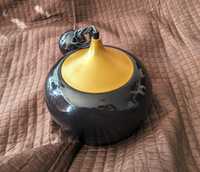 Lampa wisząca Berceste, kolor: czarny i złoty, średnica: 30 cm