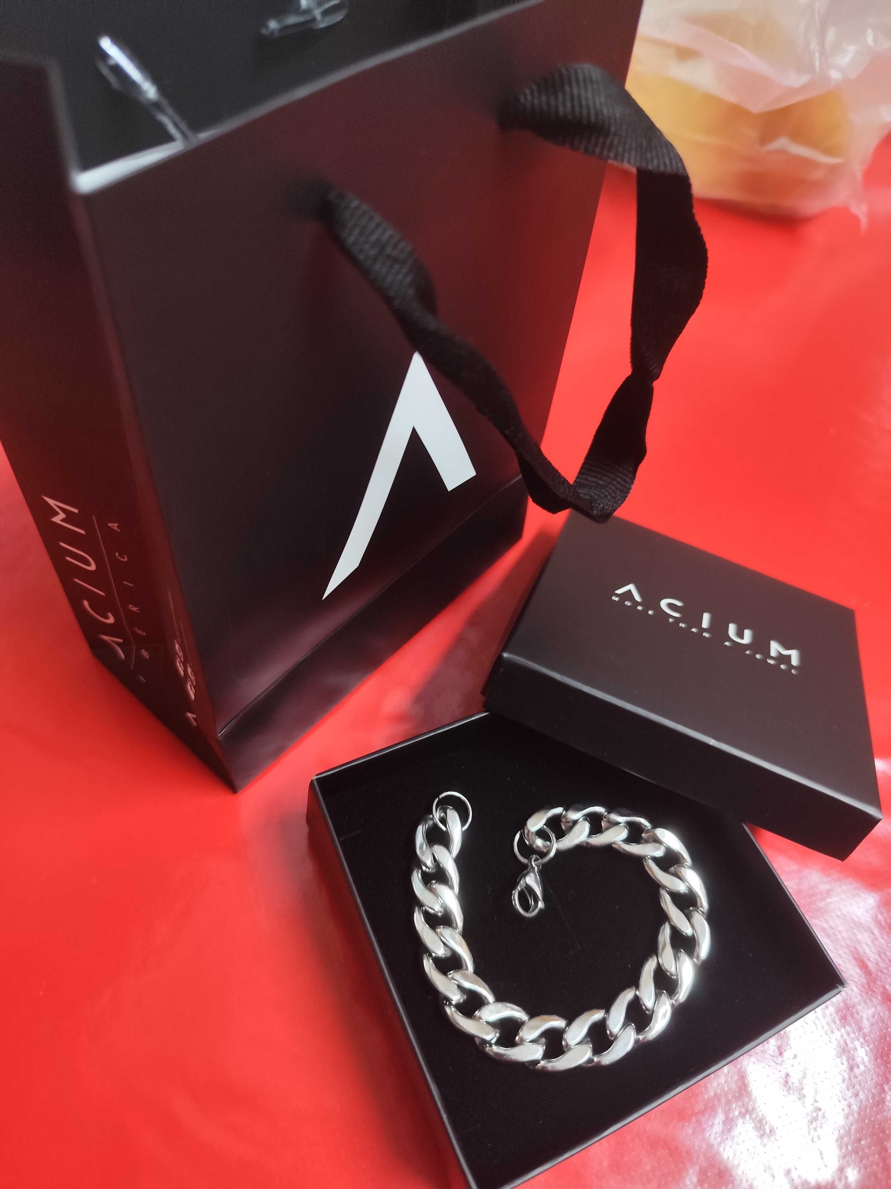 Pulseira aço cirúrgico Acium