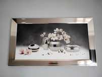 Obraz 120x70 glamour srebrna rama home&you