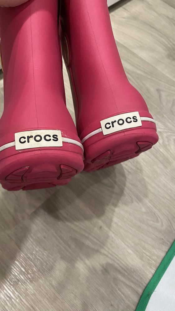 crocs w8 резинові сапоги