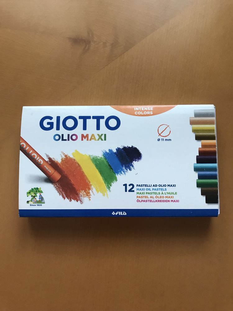 Pastél de óleo giotto 12 unidades