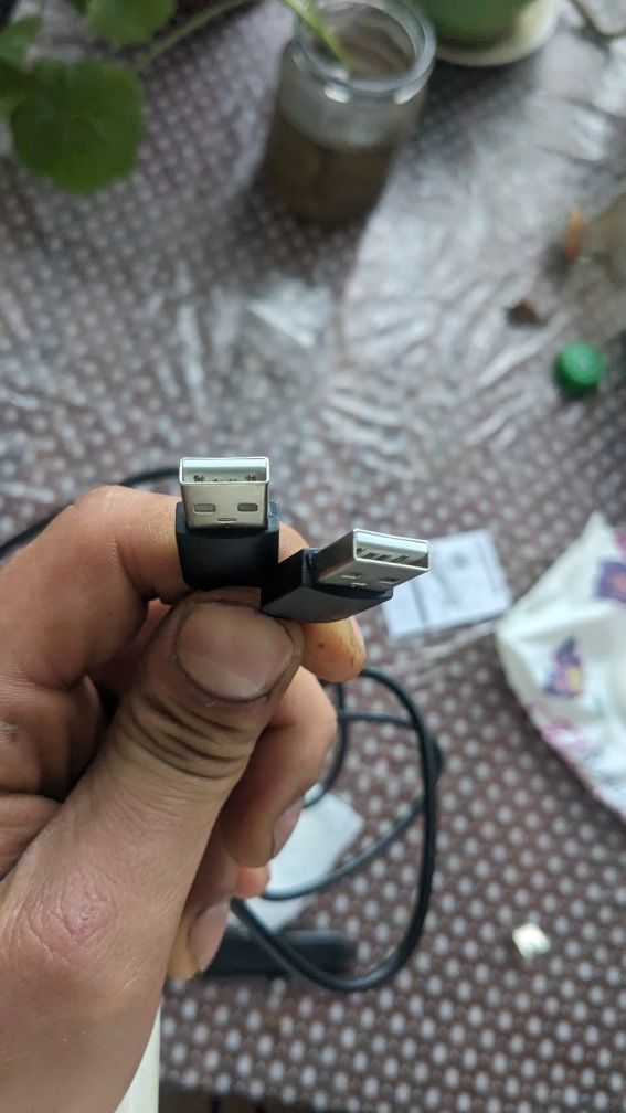 Кабель USB 2.0  с двух сторон