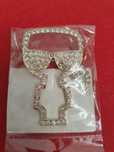 Nowa broszka Karl Lagerfeld spinka diamenciki Swarovski hit